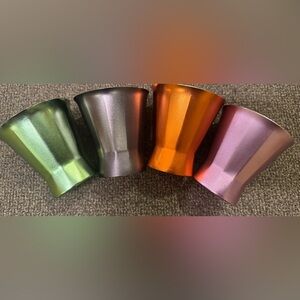 Colorful Metallic Drinkware Set